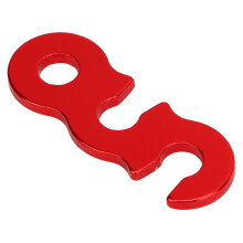 Kordelspanner Aluminium 10x rot Outdoor Zubehör