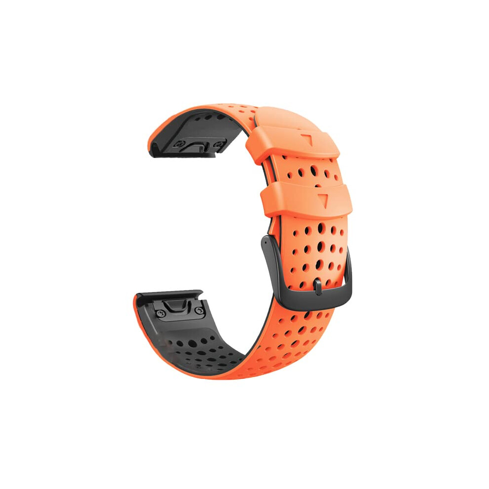 Watch Band 22Mm 26Mm Silicone Quick Release Strap For Garmin Fenix 7X 6X 5X Sweat Resistant 9169991299044