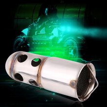 51mm Universal Motorcycle Exhaust Silencer 5 Sizes Stainless Steel