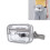 Waterproof Clear Sling Bag 8.9" x 3" x 5.9" Gray Adjustable Strap 3