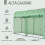 Outsunny Invernadero Verde 300 x 100 x 200 cm 3