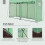Outsunny Invernadero Verde 300 x 100 x 200 cm 4