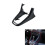 Car Center Control Shift Lever Panel Frame Gear Lever Bracket Base for   6 2008-2013 Carbon Fiber Pattern 4
