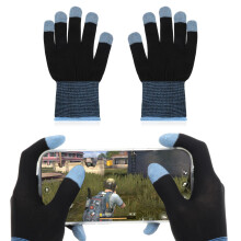 Touchscreen Gaming Gloves for Sweaty Hands, UltraThin AntiSweat Breathable Seamless Gloves for Mobile and Tablet Games