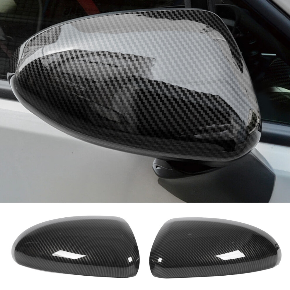 2Pcs Carbon Fiber Style Rearview Mirror Cover Fits Subaru Brz 2022+ 4651388625673