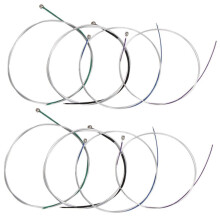Violin Strings Set 8pcs, Rich Overtones, Stable Tuning, Replacement for FullSize Violins