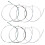 Violin Strings Set 8pcs, Rich Overtones, Stable Tuning, Replacement for FullSize Violins 1