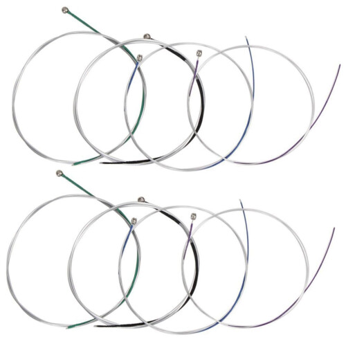 Violin Strings Set 8pcs, Rich Overtones, Stable Tuning, Replacement for FullSize Violins