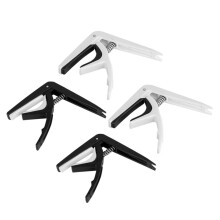 Guitar Capo 4 Pack, Acoustic Guitar Capo for Classical Guitar, Quick Key Changes, NoScratch Pads