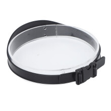 Silicone Hair Trimming Template for Men & Boys - Breathable Curved Band Black~