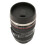 Camera Lens Mug, Black, Stainless Steel, 7.8oz 2