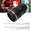 Camera Lens Mug, Black, Stainless Steel, 7.8oz 4