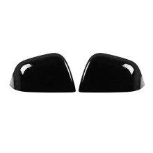 Cubierta de Espejo Retrovisor Negra Brillante, Cubierta de Espejo de Puerta Lateral, Tapa de Espejo Lateral Exterior para  Modelo y 2017-2023