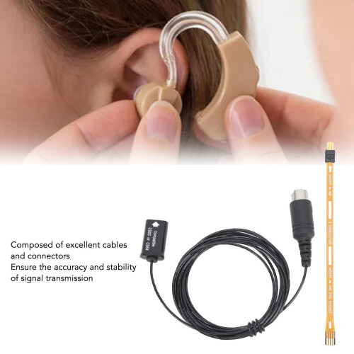 Cs63 Sound Aids Programming Cable - Metal, Adjust Volume, Stable Signal 2
