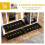 PawHut Conejera de Madera Bicolor 110 x 50 x 86 cm 6