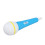 Microphone Toy Safe Odorless for Kids Fake Microphone Blue Performance Prop 14