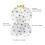 Baby Bath Cushion Support Seat Pillow White Crown Pattern Adjustable White 7