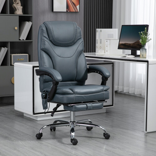 Vinsetto Silla de Masaje Gris 67 x 67 x 121 cm 1