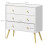 Homcom Cómoda con Cajone Blanco 80 x 30 x 80 cm 5