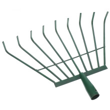 Lightweight Leaf Rake, WideTine Garden Rake for Leaves and Lawn Cleanup with Ergonomic Handle