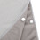 U Shaped Cooling Hoodie Towel 64g Grey Microfiber 15