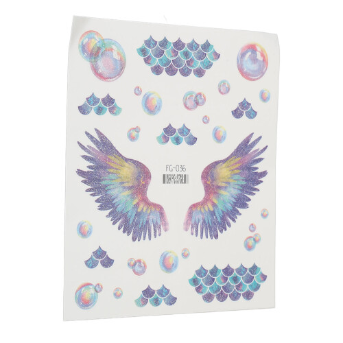 Rich Pattern Tattoo Stickers - Colorful Paper DIY