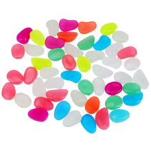 Photoluminescent Pigment Eco Friendly Garden Pebbles Luminous Stones Waterproof Rocks DIY Decorative Stones Aquarium Fish Tank Decor Outdoor Garden