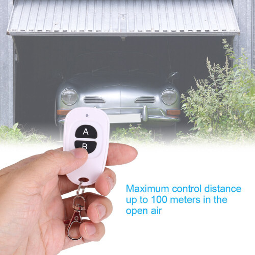 433MHz EV1527 1/2/3/4 Channel RF Wireless Remote Control with 2 Buttons 2