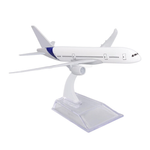 787 Alloy Airplane Model Wing Length 14.8 cm Base 2