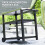 Outsunny Carrito de Parrilla Gris 102 x 50 x 81 cm 10
