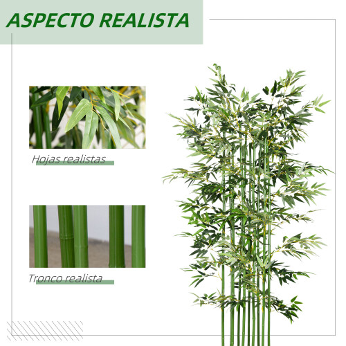 Homcom Planta Artificial Verde 35 x 10 x 180 cm 1