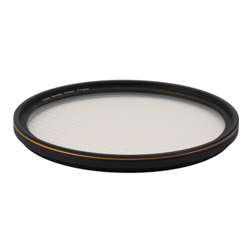 Gold Streak Filter 77mm with Case Light Flare