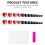 Glossy Pink Black False Toenails for Manicure Lovers 5