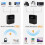 Bluetooth 5.0 Transmitter and Receiver, Bluetooth Audio Adapter, Digital Optical Transmitter and 3.5mm RCA Audio Adapter, A[J59] 2