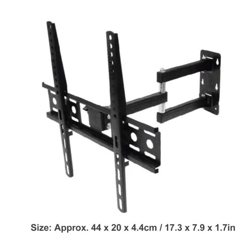 Iron Rotatable Telescopic TV Wall Mount Stand 44x20cm 1