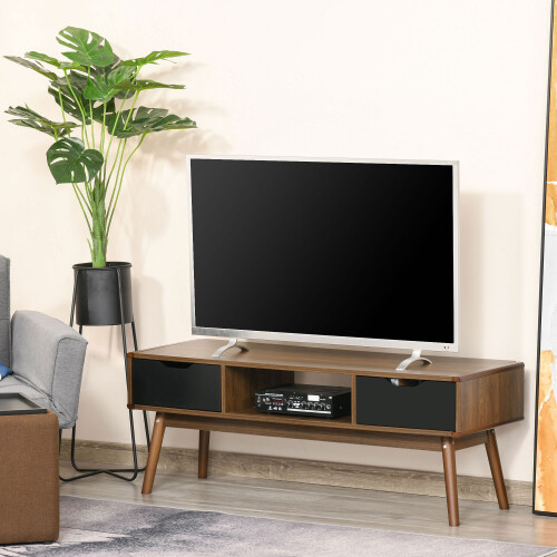 Homcom Mueble de TV Marrón 122 x 39 x 46 cm 1