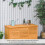 Outsunny Baúl de Almacenaje Marrón 127 x 56 x 60 cm 4