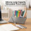 (Gray) Silicone Pencil Case - Large Capacity Upright Design 12