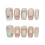 (S) Color Shift French Tip Press On Nails - 10Pcs 4