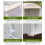 Outsunny Invernadero de Túnel Blanco 400 x 200 x 200 cm 5