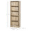Homcom Librería Marrón 63 x 29.5 x 176 cm 5