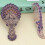 (5) Vintage Peacock Mirror Comb Set - Gift 3