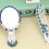 (3) Vintage Peacock Mirror Comb Set - Gift 4