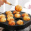 Τηγάνι - Tokoyaki - 12 τρύπες - Αντικολλητικό - Κράμα αλουμινίου - 33x18 cm 4