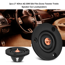 2x 2" 4 Ohm 30W Silk Dome Treble Speakers