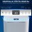 Homcom Deshumidificador Blanco 22 x 25 x 44.5 cm 4