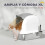 PawHut Arenero para Gato Blanco 52.4 x 41.3 x 42 cm 5