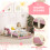 Cama Infantil Rosa 150 x 77 x 60 cm 6