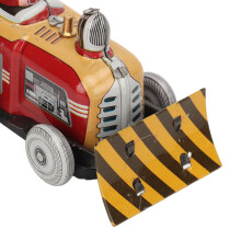 Small Wind Up Pushdozer Vintage Toy