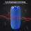 Blue 1200mAh Waterproof Double Diaphragm 16x7x7cm 4